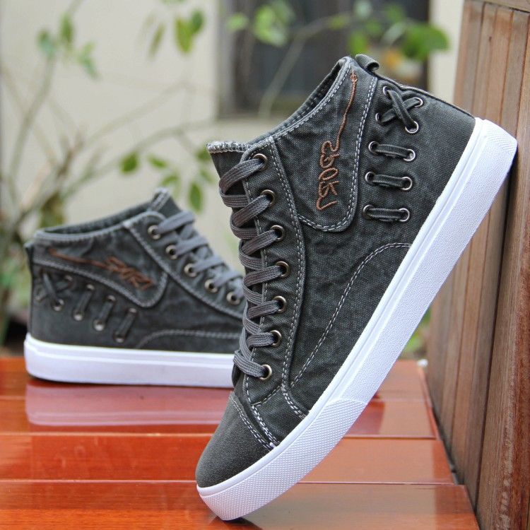 Wholesale men's shoes summer canvas shoe...