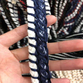 爆款小香风口袋装 DIY手工绳编提花织带服装花边辅料