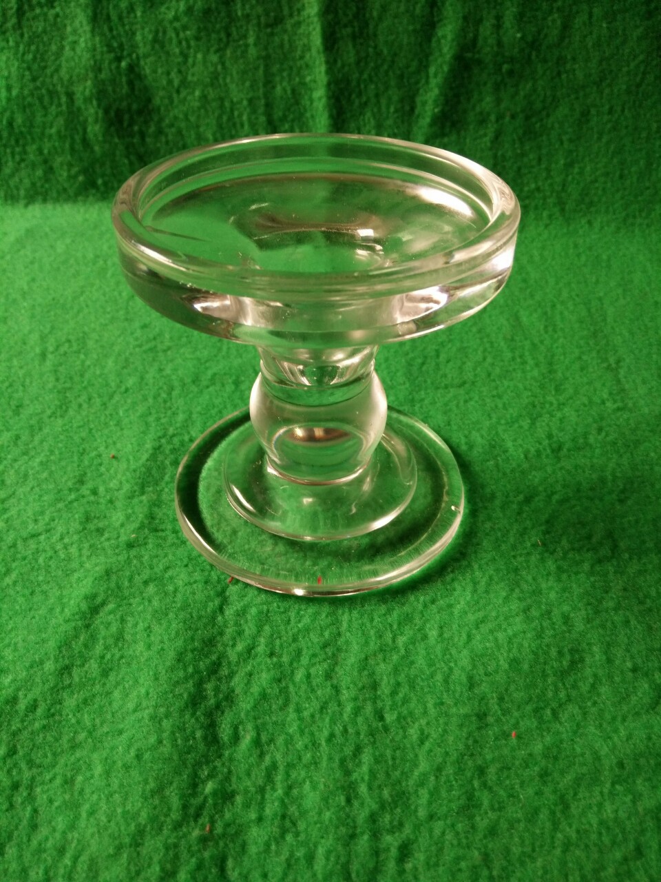 New glass high-foot candlestick spot pole wax glass candlestick…
