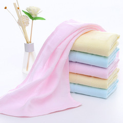 【Cool Yaya】Cotton Gauze Double-Layer Plain Color Bib Towel for Toddlers and Children, Disposable Handkerchief, One Piece Shipping