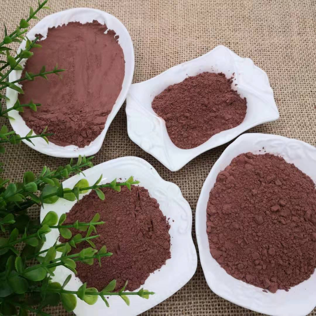 红色黑色火山泥325目红黑两色玄武岩蜡泥用火山石粉