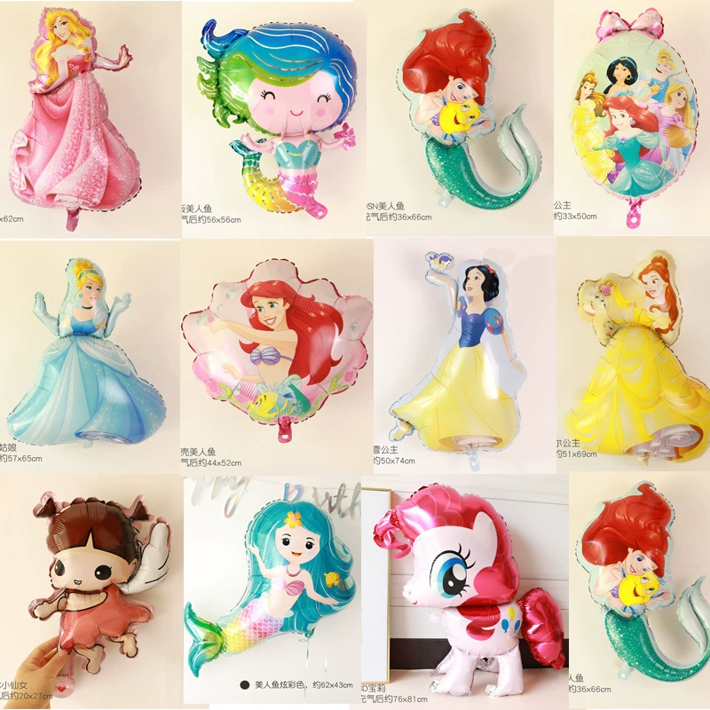 Balloon, “Frozen”, mermaid, Cinderella
