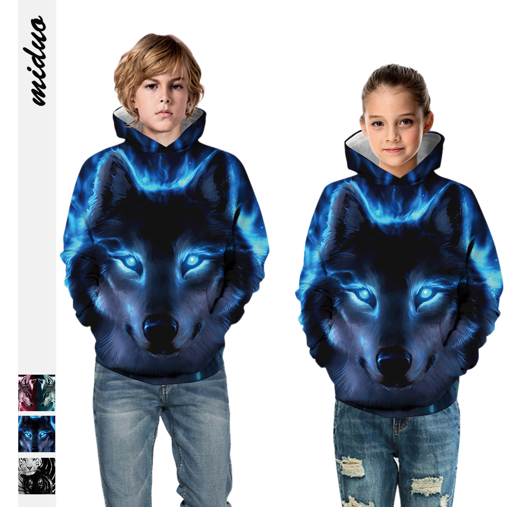 Sweat pour enfants Cosplay Loup en 3D - Ref 3423938 Image 1