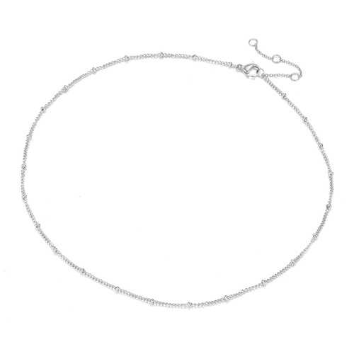 emanco new cross-border stainless steel necklace women's gold-plated clavicle chain wholesale simple and versatile decorative neck necklace jewelry