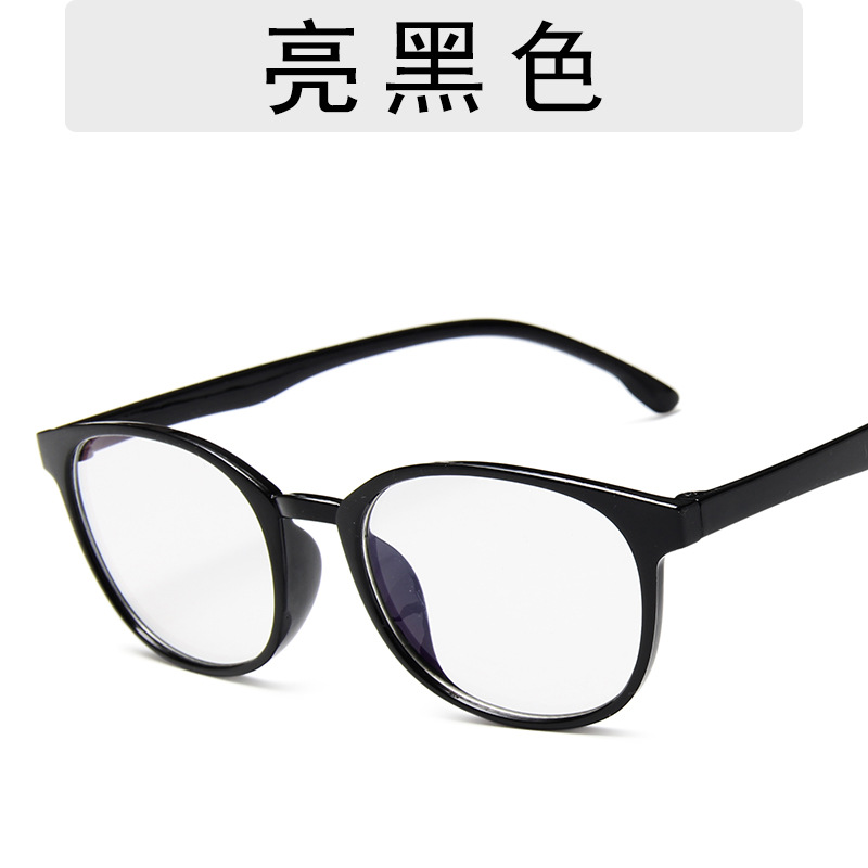 Transparent Plastic Frame Spectacle Frame Lenses Plus Uv Blue Film Glasses