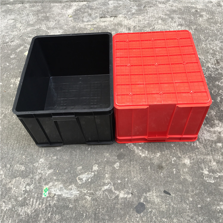 540*420*300mm塑胶周转物流箱 蓝色 红色 绿色 黄色塑胶汽配箱