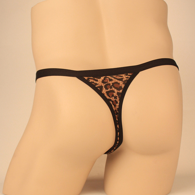 Ensemble de sous-vêtements pour hommes Lierie European And American Leopard Print T-Pants Foreign Trade Flirti Underwear Sexy Tho JJ_voghion.com