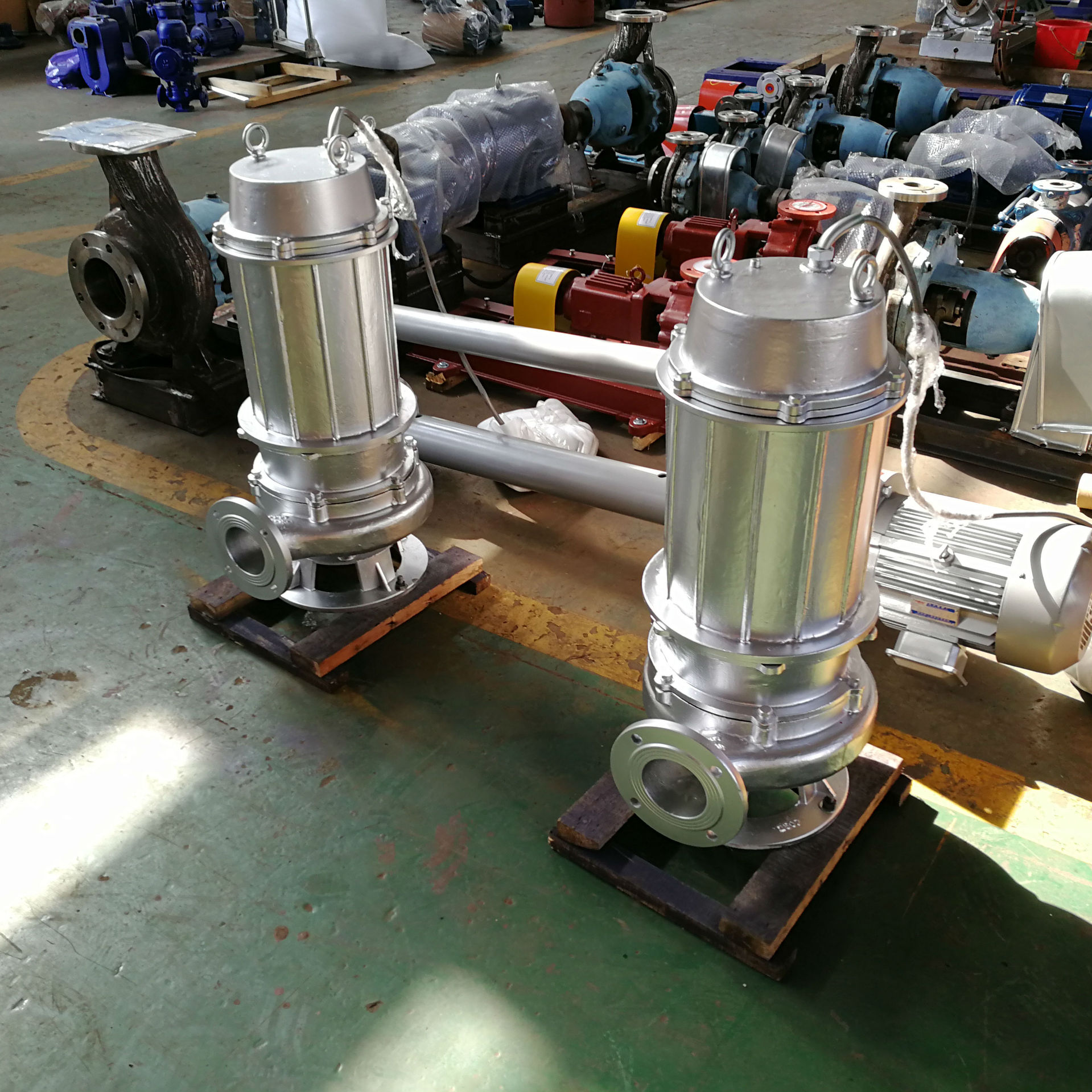 厂家供应100QWP100-15-7.5(WQ)型  不锈钢无堵塞潜水式排污泵