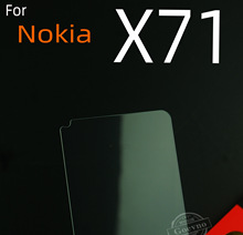 适用于Nokia x71鋼化膜手機貼膜x71高品質防指紋防爆高清廠家直銷