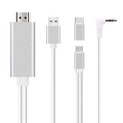 廠家直銷type-c轉hdmi轉換線 安卓手機轉電視機投影儀 音頻同步