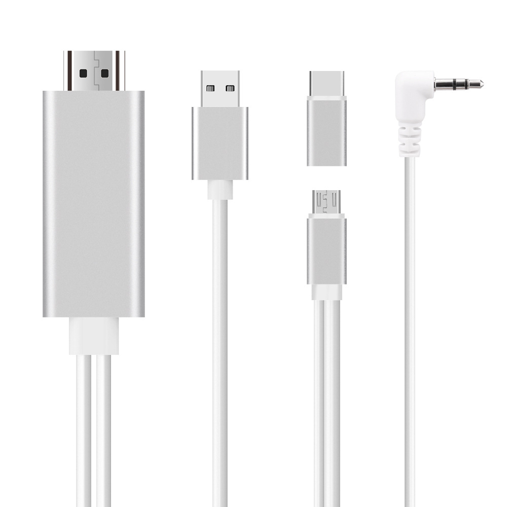 廠家直銷type-c轉hdmi轉換線 安卓手機轉電視機投影儀 音頻同步