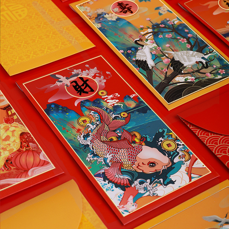 New Year red envelopes 2020 Year of the Rat Cartoon Red envelope originality Packets Spring Festival Red envelopes enterprise customized logo