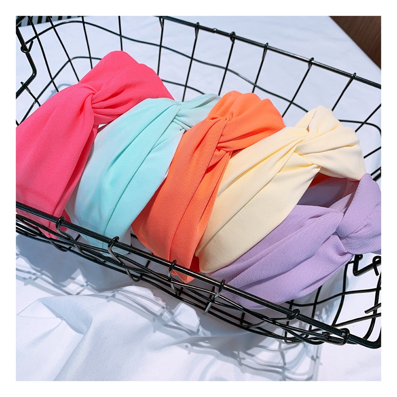 Fluorescent Color Cross Headband display picture 10