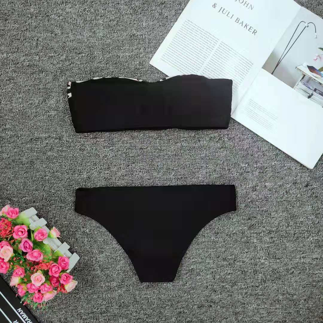 sexy tube top split swimsuit NSZO1634