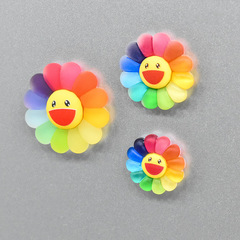 樹脂太陽花冰箱貼裝飾磁貼卡通可愛創意磁性鐵冰箱吸鐵磁石留言貼