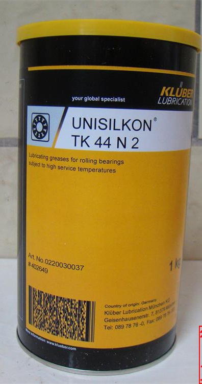 克鲁勃UNISILKON TK44 N0、KLUBER UNISILKON TK44 N 2宽温润滑脂