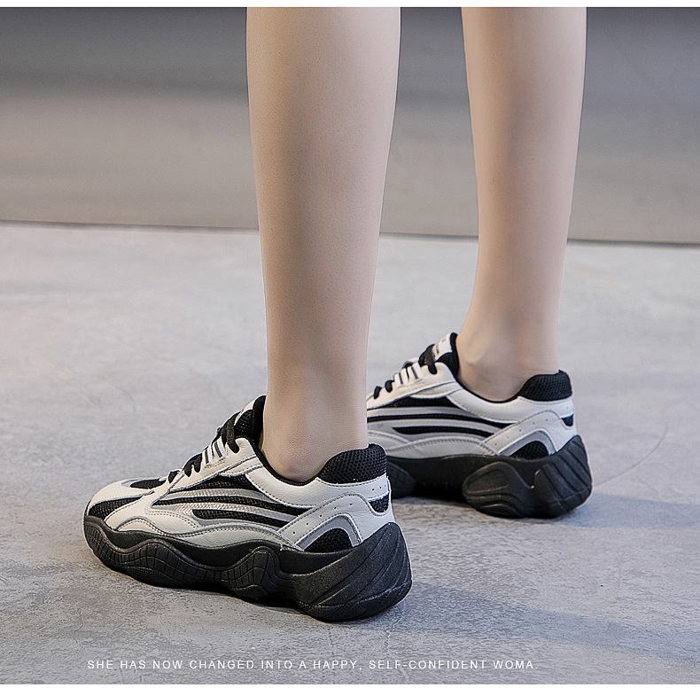 Chaussures de sport femme BRIEFSSOO    en En cuir - Ref 3420781 Image 30