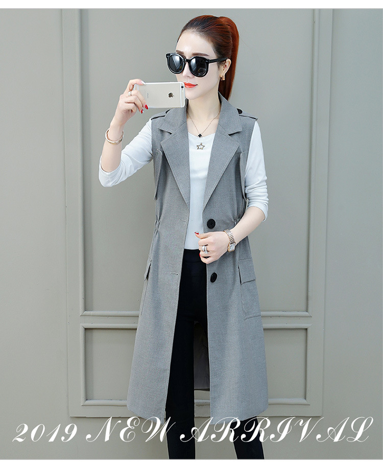 Gilet femme en Mélange de fibres chimiques - Ref 3317702 Image 40