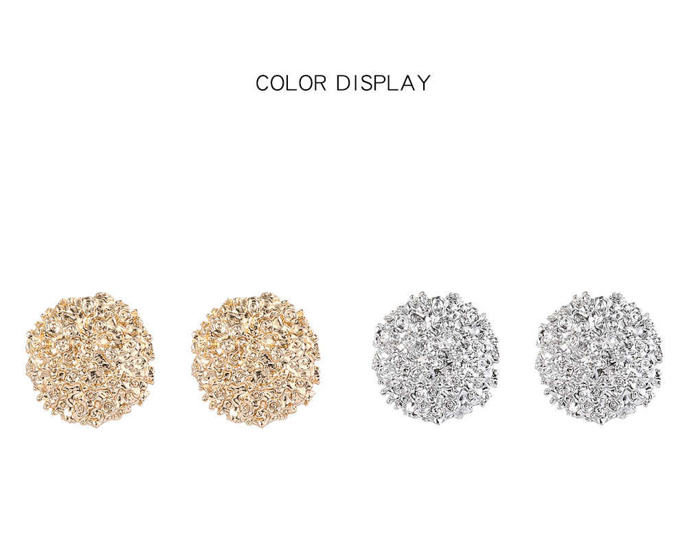 Fashion Geometric Ball Alloy Earrings Wholesale display picture 11