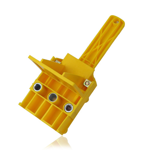 Woodworking straight hole locator ABS plastic hole punch handheld wood board connection drilling locator
