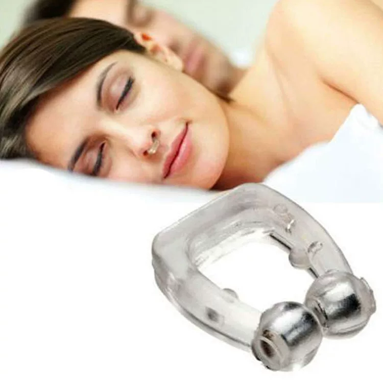 Respiratory silicone small handheld nose clip