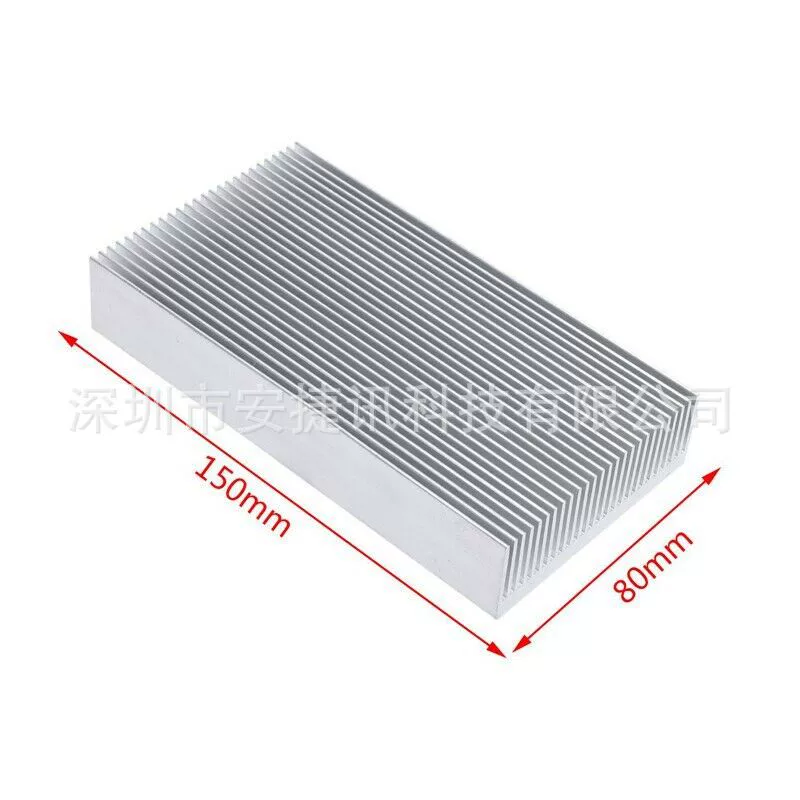 1 шт серебряный оттенок алюминиевый радиатор радиатор 80*27-100-150-300 D2V3 радиатор