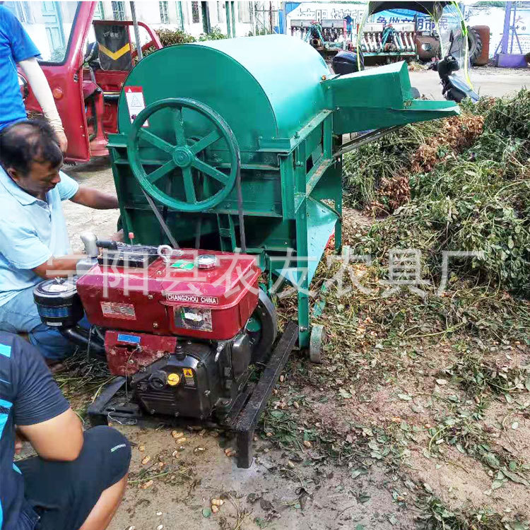湿花生摘果机500型花生摘果机 去秧摘果机打花生覆盆子摘果机