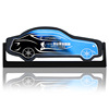 Electric car, telephone engraved stainless steel, metal SUV, rotating parking rack