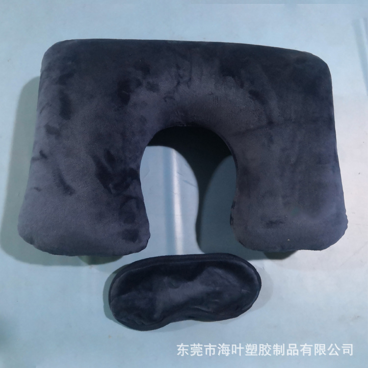 Foldable handheld portable pillow PVC for traveling