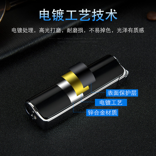 MW5190 semi-cylinder inflatable direct injection lighter conventional heavy model windproof lighter smoking accessories wholesale