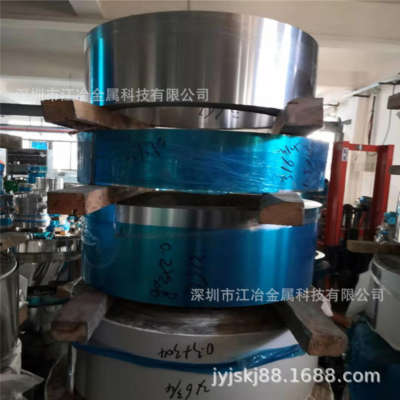 SUS316不锈钢带 3/4H 0.3mm 分窄剪条 按图激光割圆 抛光贴膜订制