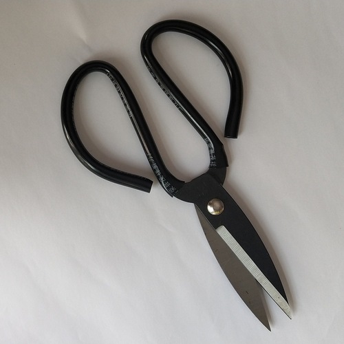 Industrial iron scissors, civilian scissors, kitchen knife king, black plastic handle carbon steel, stainless kitchen pointed scissors