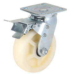 6-inch nylon swivel casters, heavy-duty 4-inch, 5-inch, and 8-inch industrial casters, push plate brake wheels, directional wheels