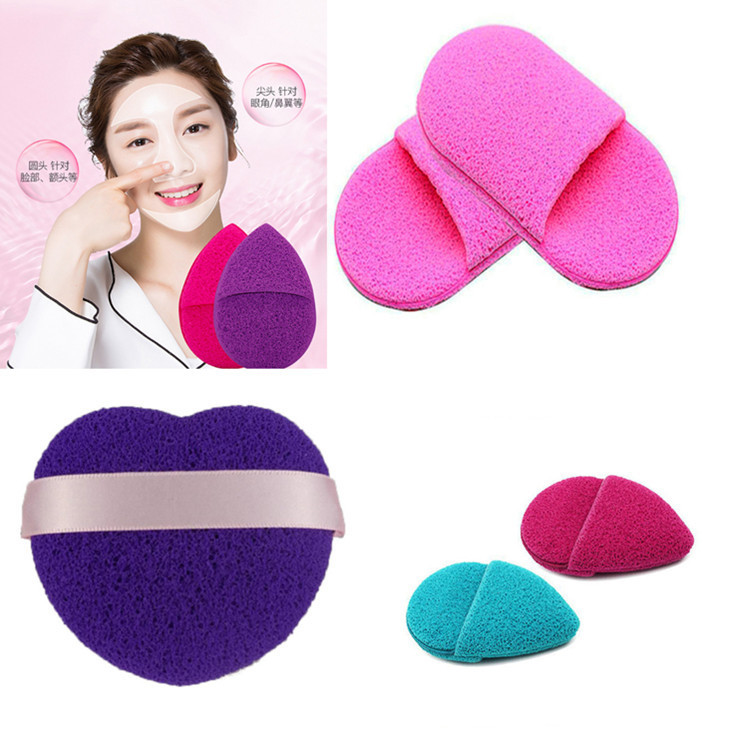 懶人卸妝海綿粉撲水滴卸妝綿手指套卸妝洗臉海綿小拖鞋卸妝粉撲