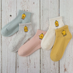 New socks, women's short socks, shallow mouth Korean cute boat socks, spring and summer Japanese trendy student thin short socks