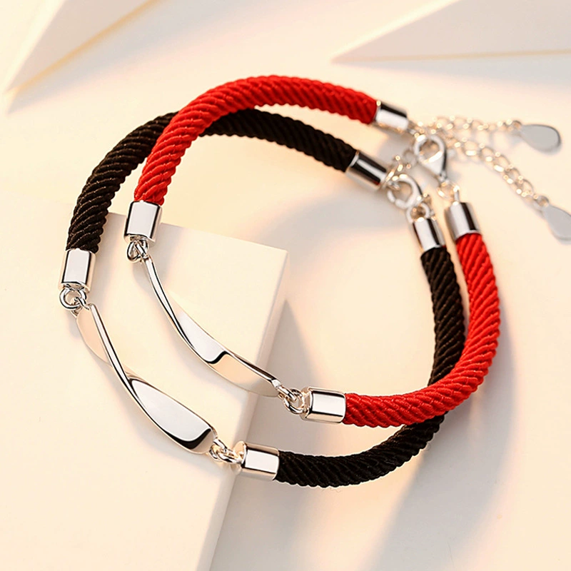 Bracelet for beloved, birthday charm for men and women, silver 925 sample, wholesale