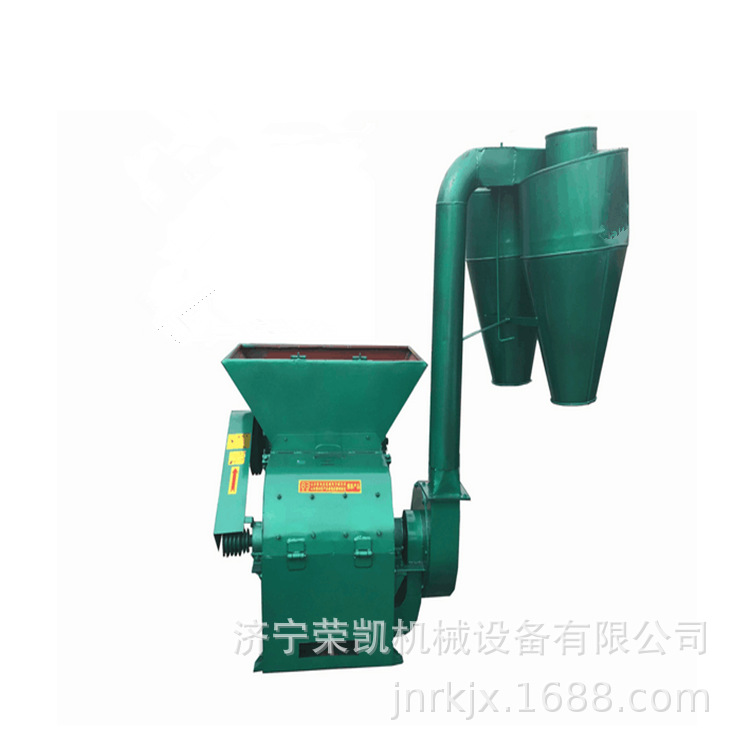 大型秸秆粉碎机 自动进料饲料粉碎机 养殖场用粉碎机花生秧粉碎机