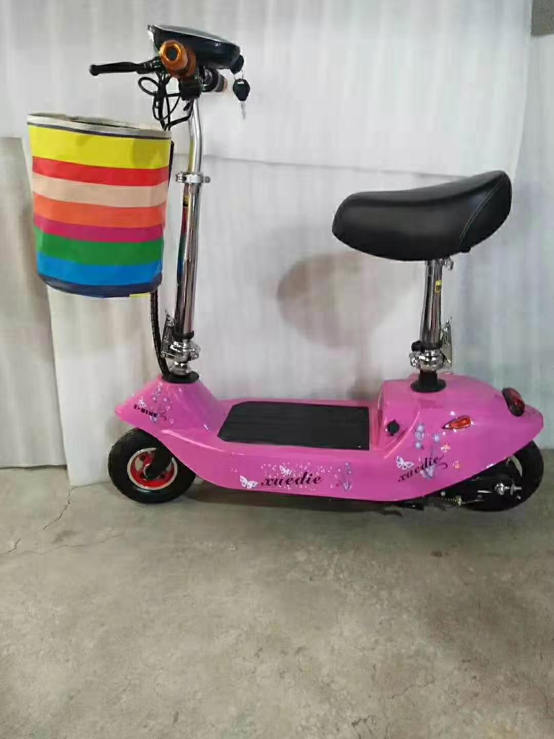 电动滑板车折叠女士电动车小海豚平板电动自行车代步车|ms