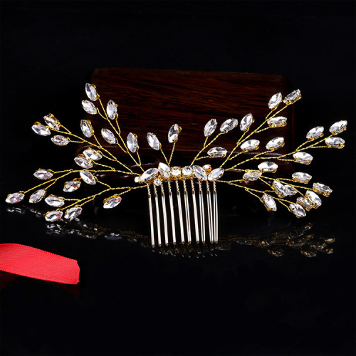 Hairpin hair clip hair accessories for women headdress, shining water diamond wedding dress accessories, studio photography accessories