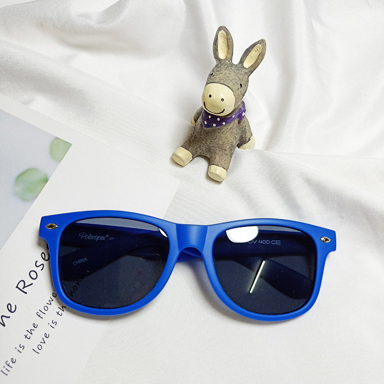 New Children's Round  Korean Baby Silicone Polarized Sunglasses Wholesale Nihaojewelry display picture 2