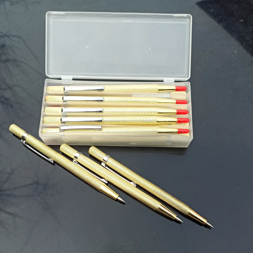 Marking needle fitter line drawing tool tungsten steel tip hard pen-shaped alloy steel plate marking needle marking tile cutting pen