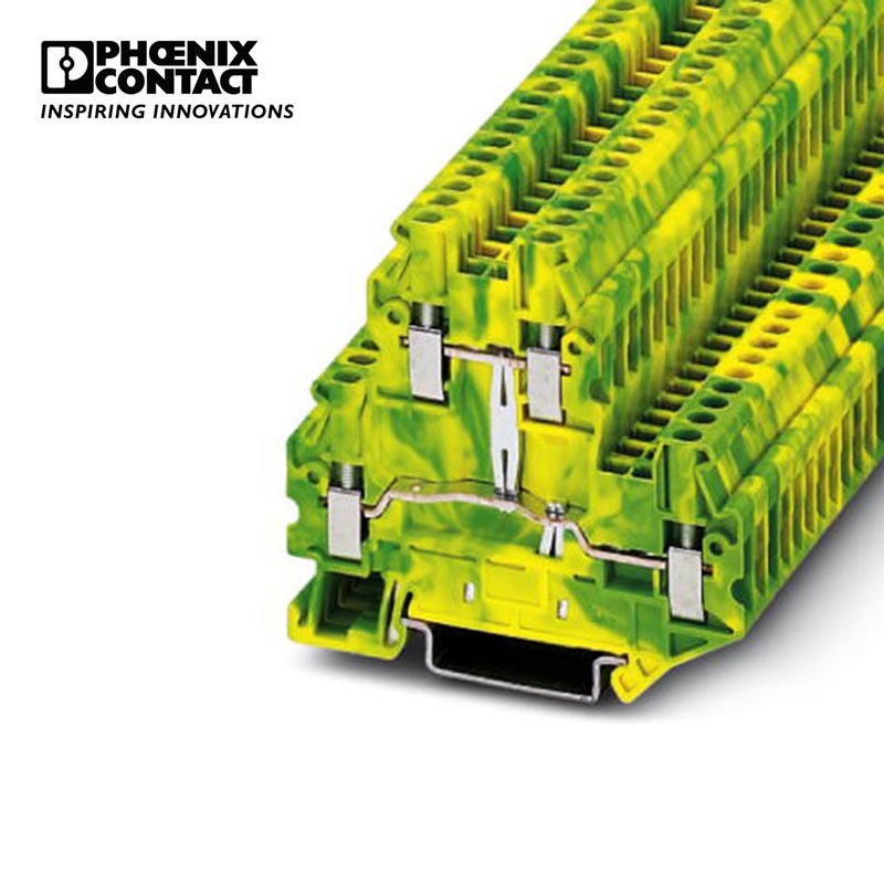 菲尼克斯 带保护性导线支脚的双层端子 - UTTB 2,5-PE -3044665