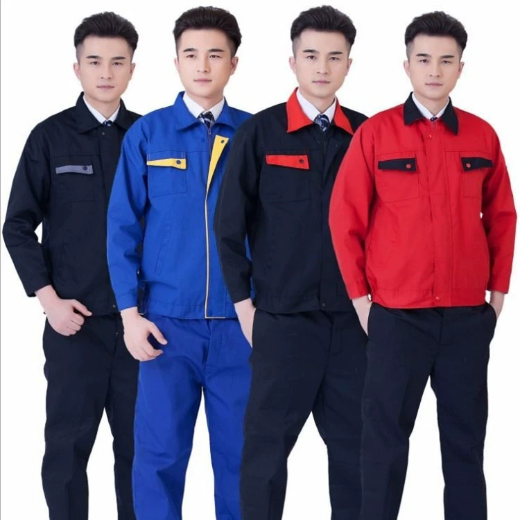Мастерская авторемонта рабочая одежда осенне-зимний костюм холщовый логотип на заказ Мужская и Женская рабочая одежда по охране труда с длинным рукавом прямые продажи с фабрики
