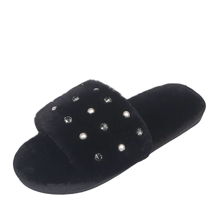 П slippers Demi-season из жемчуга, домашняя обувь, прямые продажи с завода, корейский стиль, оптовая продажа