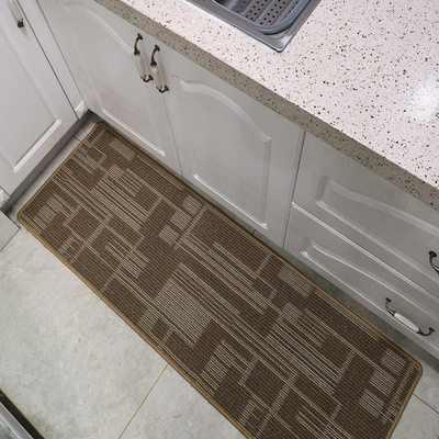 Ward kitchen Mat Suction water uptake non-slip carpet Deep color non-slip Mat customized size