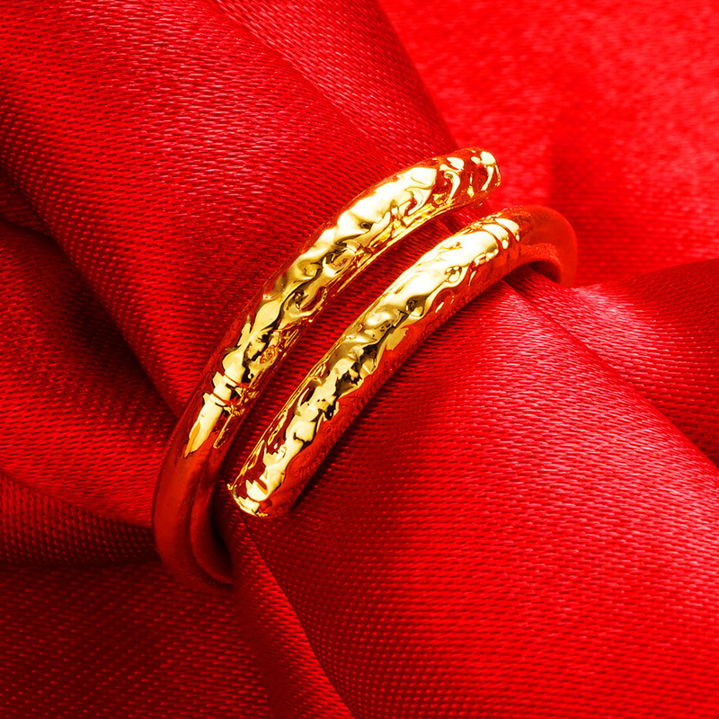 Vietnam oro Sun Wukong aro anillo hombres y mujeres oro aro palo pareja anillo popular zhizunbao anillo