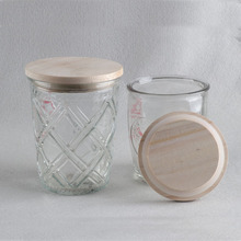 創意 桐木蓋子  桐木密封罐  木蓋玻璃罐 木杯蓋  玻璃杯紙罐