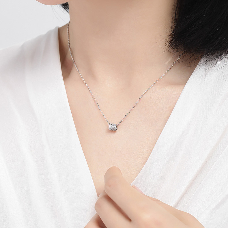 Geometric Zirconia Necklace 2