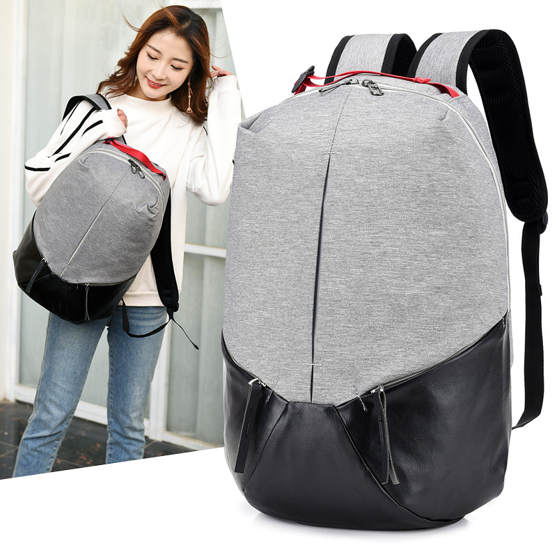 2019年跨境新款大容量学生书包休闲双肩包运动背包电脑包可定制