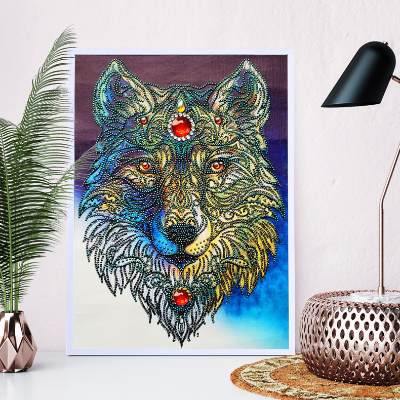 Wolf Head Diamond Painting 5